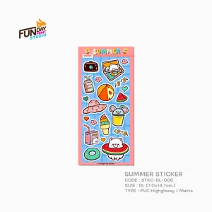 สติกเกอร์การ์ตูนลาย SUMMER
